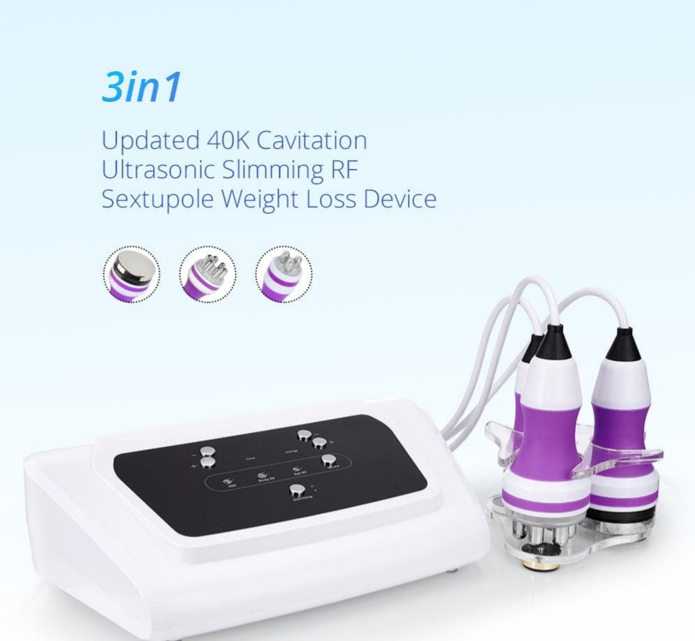 3 in 1 Ultrasonic Cavitation RF Body Slimming Skin Tightening